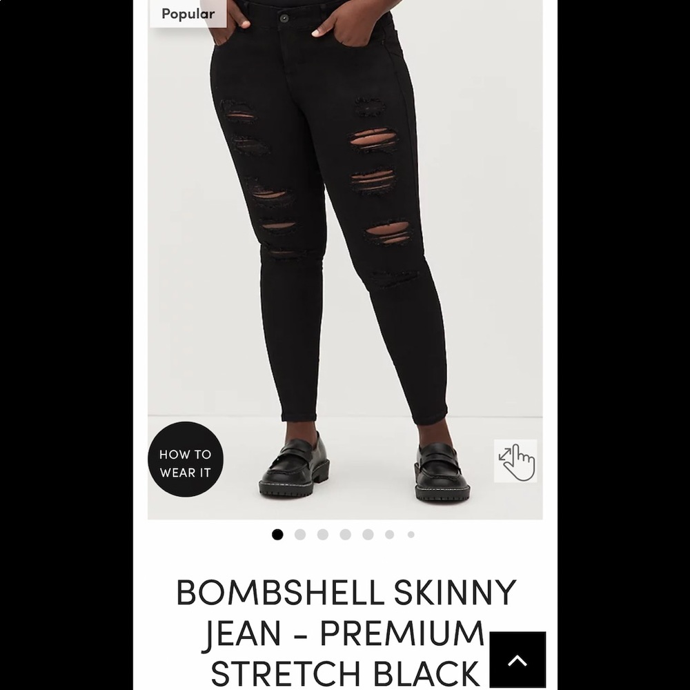 Torrid Bombshell Skinny Jean Premium Stretch pants